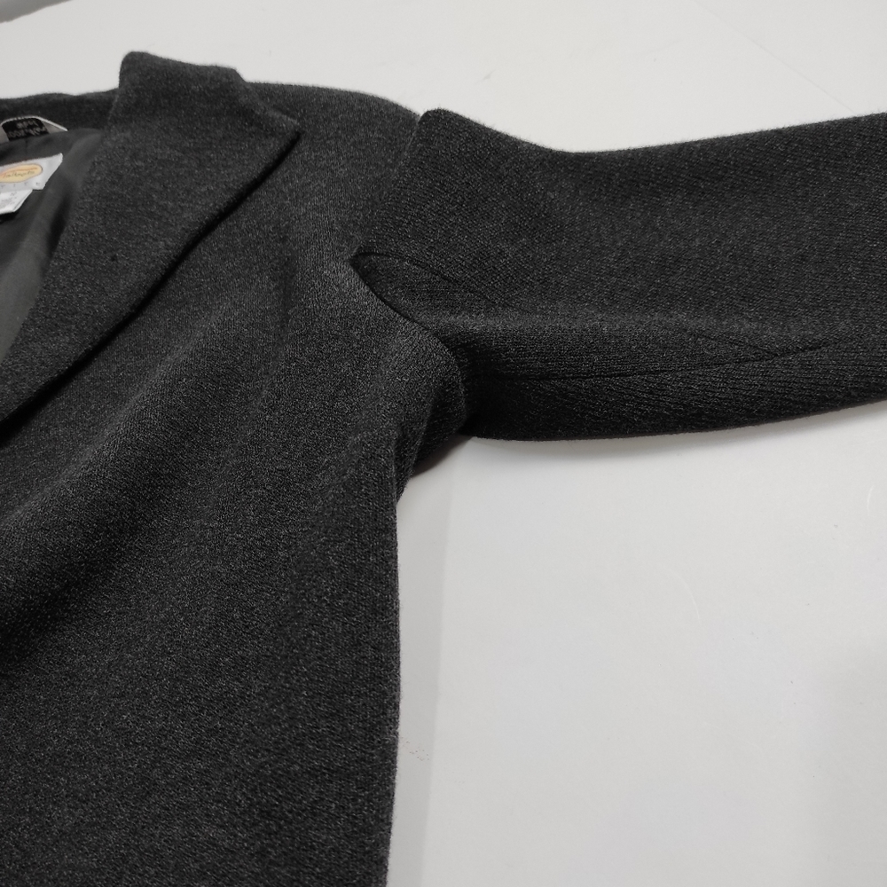 Talbots Merino Wool Open Front Blazer Collared Ca… - image 7